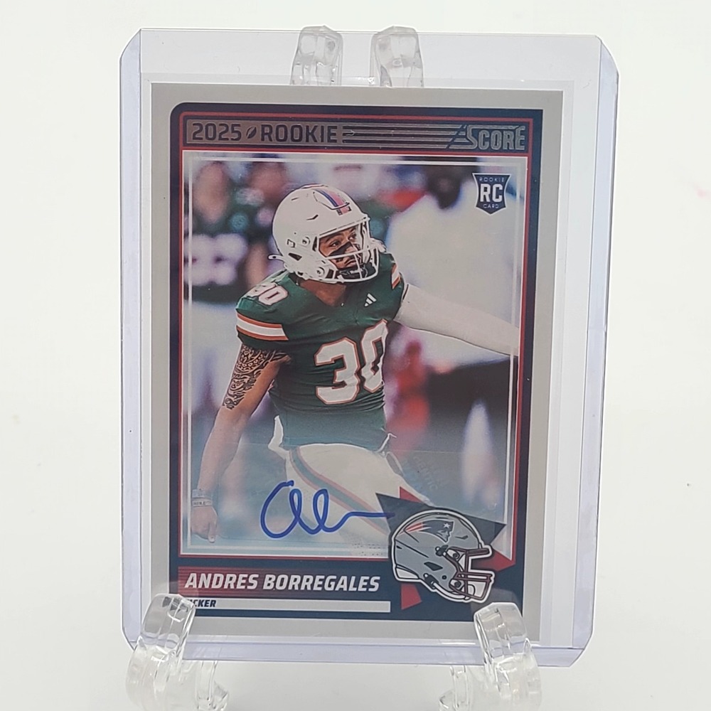 2025 Score - Rookies Andres Borregales #76 Signatures (AU, RC)